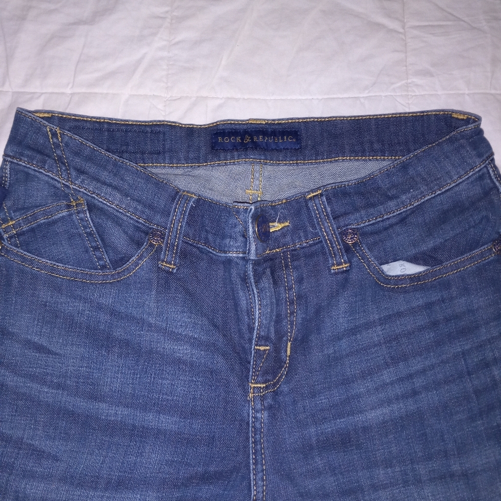 Rock & Republic Women's Blue Jeans(Kelsie)